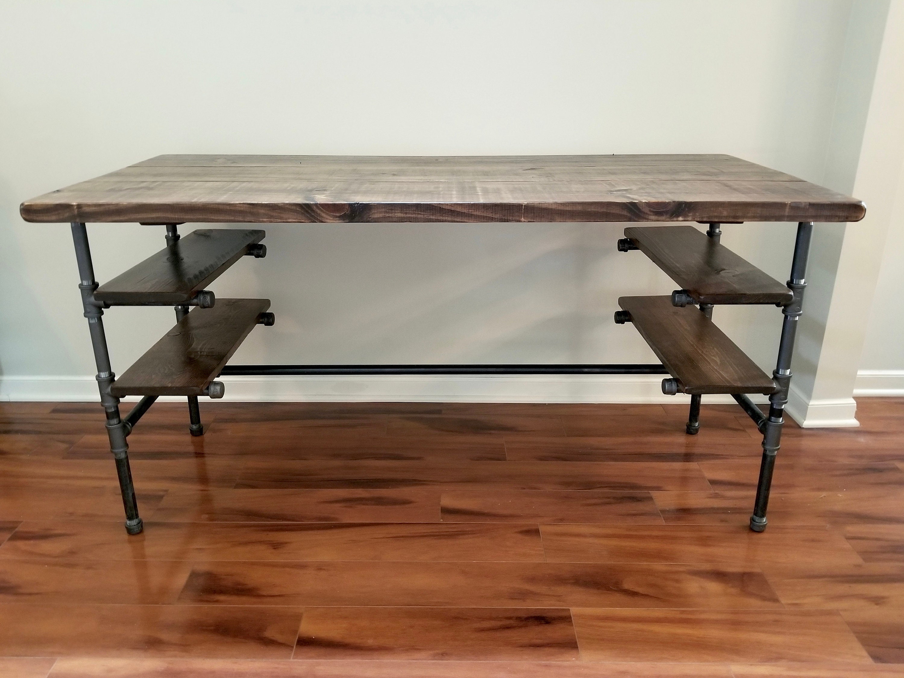 Cast iron pipe desk deals