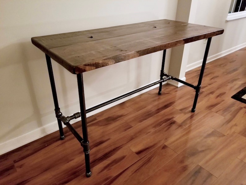 Steel and Wood Desk