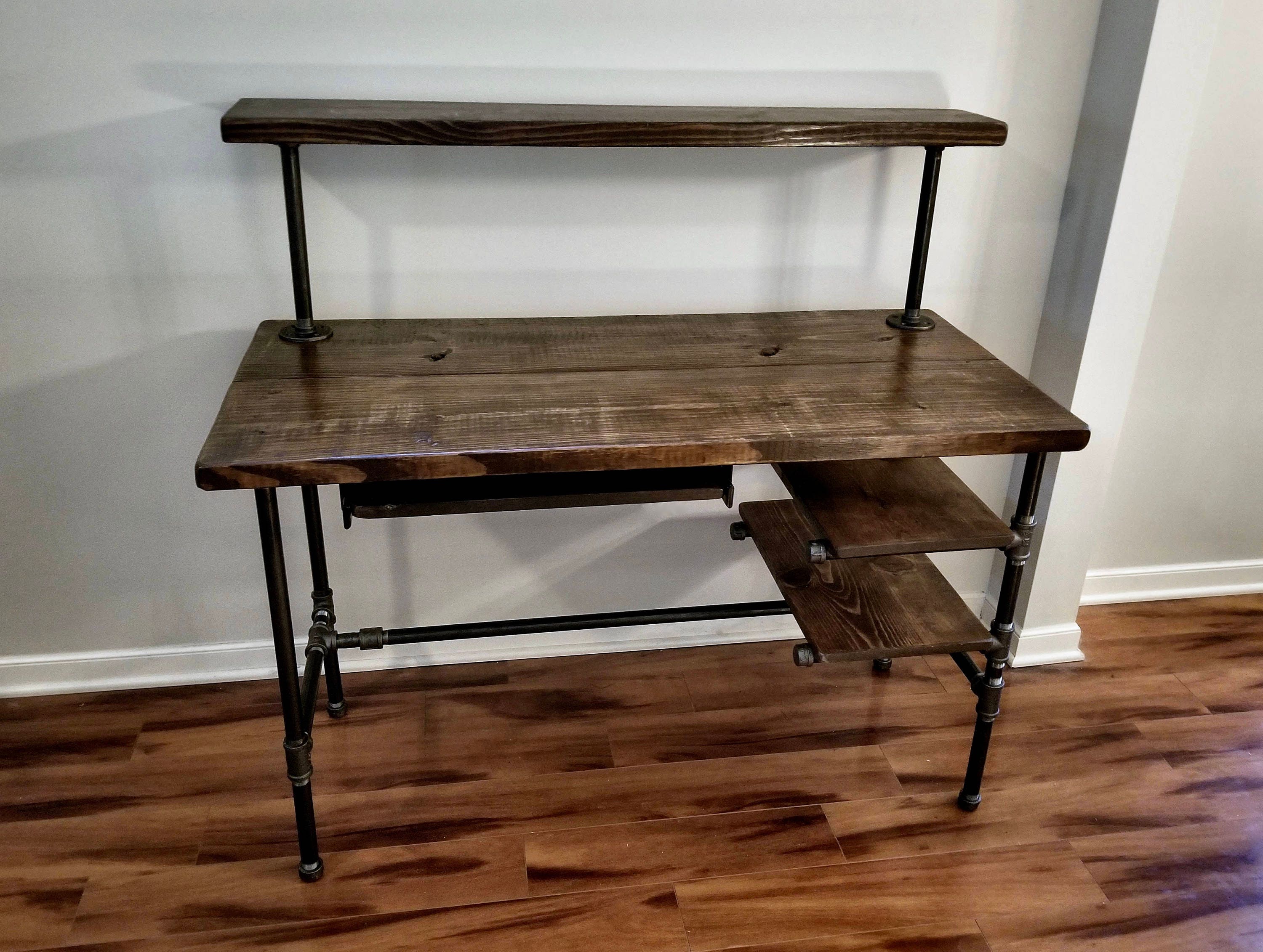 Cast iron pipe desk deals