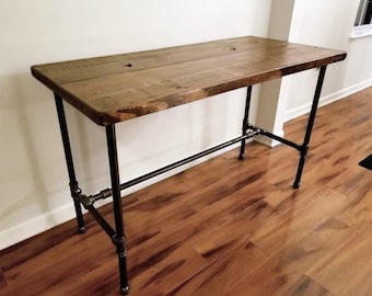 Steel and Wood Desk