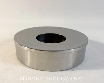 Stelton Cylinda Line Ashtray with Lid | Peter Holmblad Danish Design Mid Century Modern Ashtray