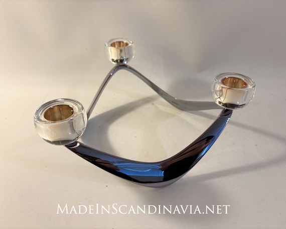 Stelton Papilio candle holder | Designed by Klaus Rath | Danish Design | Scandinavian Modern | Contemporary