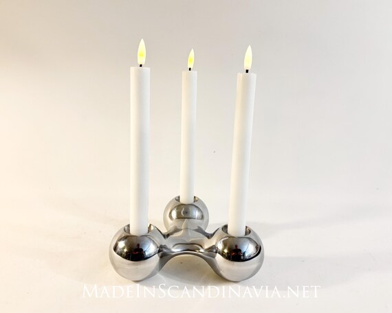 Georg Jensen Arne Jacobsen Masterpieces Aluminium Candle Holder