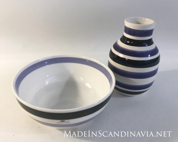 Kähler Omaggio bowl and vase set