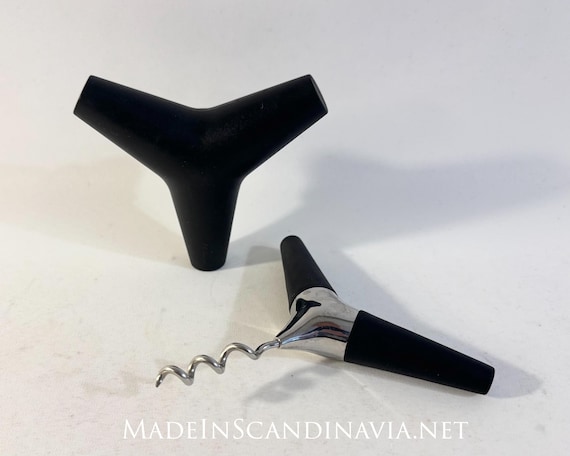 Eva Solo Stainless Steel Corkscrew Bottle Opener Set, Danish Design Bar Accessories