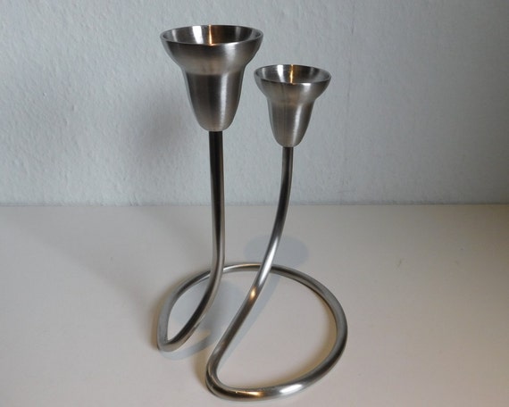 Georg Jensen Swing candle holder - double - Matte  | Designed by Jens Jensen | Danish Design | Contemporary