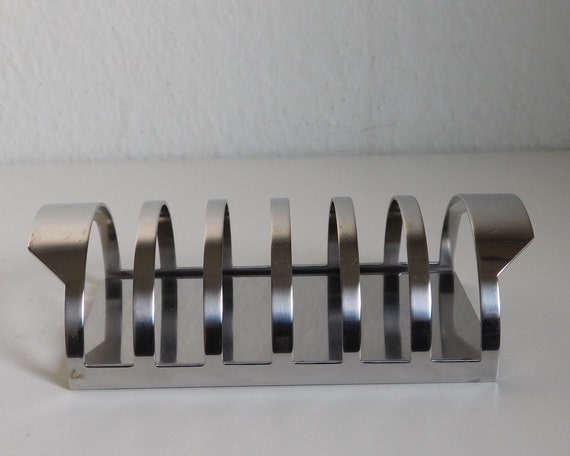 Stelton Cylinda Line Toast Rack | 1960s Arne Jacobsen Cylinda Line design for Stelton | Minimalist | Vintage