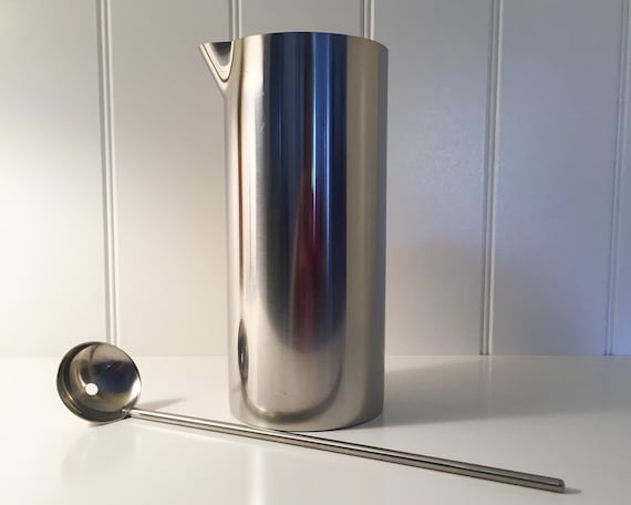 Stelton Cylinda Line Cocktail Mixer with spoon, without lid