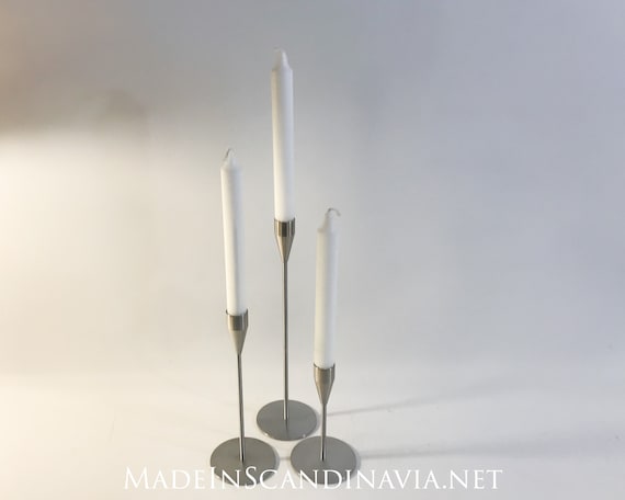 PIET HEIN Candle holders 3 pieces Mars, Venus and Jupiter | Designed by Piet Hein | Danish Design | Contemporary | MInimalist