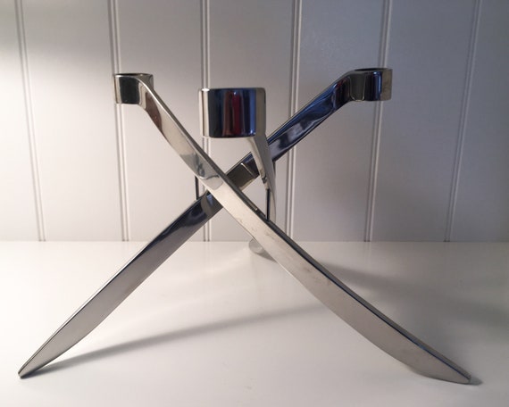 Light Arch candle holder, set of three arms | Designed by Knud Holscher | Danish Design | Contemporary Modern |