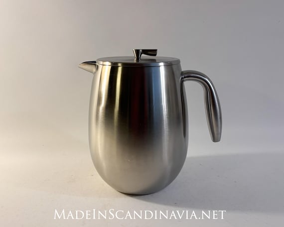 Bodum COLUMBIA French press coffee maker - satin finished | Design by C. Jørgensen | Danish Design | Contemporary