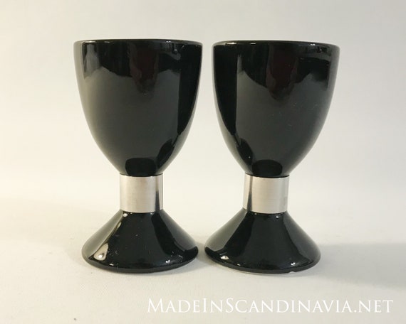 Erik Bagger egg cups - Black | Designed by Erik Bagger | Danish Design | Contemporary