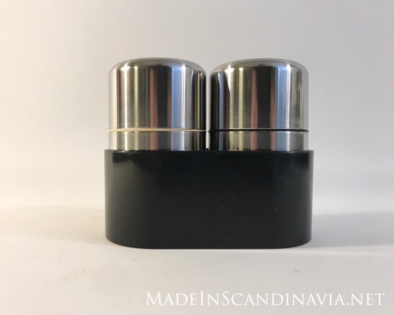 Stelton Salt and Pepper grinders with holder