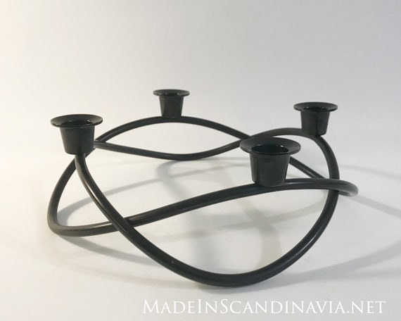 Georg Jensen Season candleholder ADVENT CROWN - BLACK