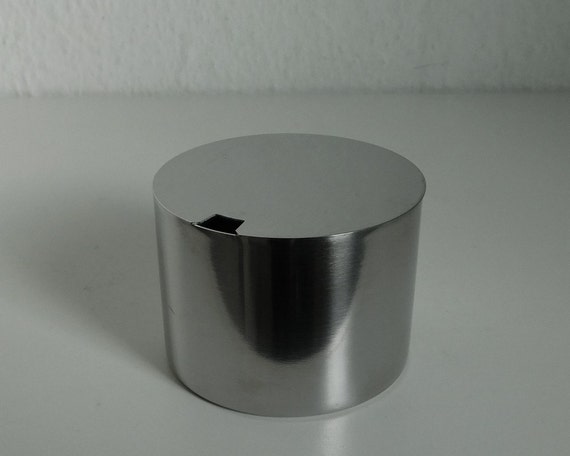 Stelton Cylinda Line sugar pot  | Designed by Arne Jacobsen for Stelton Denmark | Danish Design | Contemporary | Minimalist
