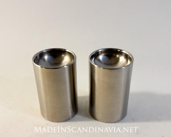 Stelton Cylinda Line, Arne Jacobsen salt & pepper set | small | Designed by Arne Jacobsen | Danish Design | Mid-Century Modern
