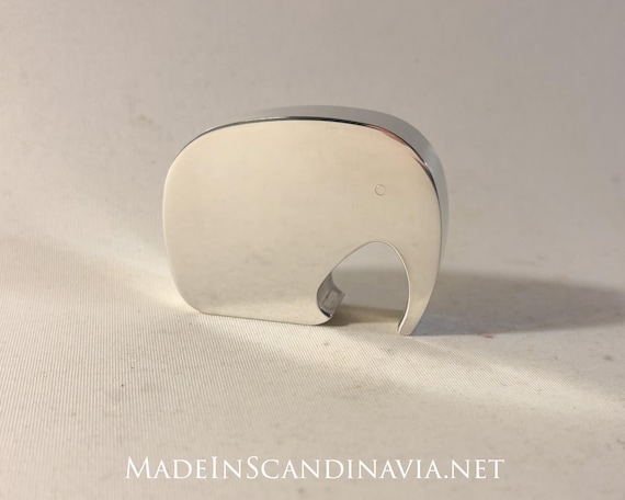 Royal Copenhagen Elephant bottle opener | Designed by Jørgen Møller | Danish Design | Contemporary Modern