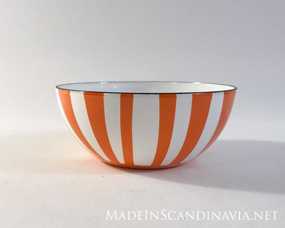 Cathrineholm Stripes bowl - orange - 10 cm