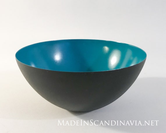 Normann Copenhagen KRENIT bowl - turquoise- medium