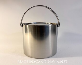 Stelton Cylinda Line Ice Bucket – large -  Arne Jacobsen Danish Design, Mid Century Modern
