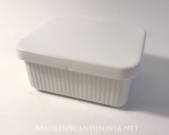 Eva Trio Legio Nova Butter Dish (with small chip) | Danish Design | Contemporary | Minimalist