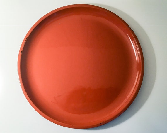 Mid century Danish Design Retro tray - orange