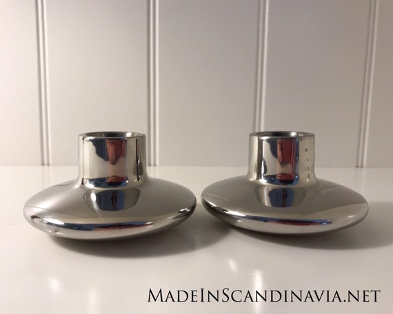 Georg Jensen Henning Koppel candle holders 2 pcs | Designed by Henning Koppel | Danish Design | Contemporary