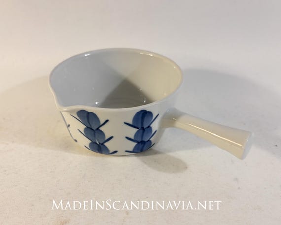 Lyngby Blueberry butter melter Mid Century Modern Vintage Danish Design
