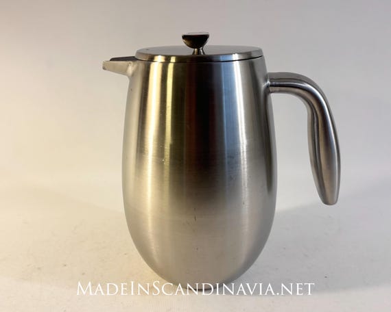 Bodum COLUMBIA French press coffee maker - satin finished | Design by C. Jørgensen | Danish Design | Contemporary