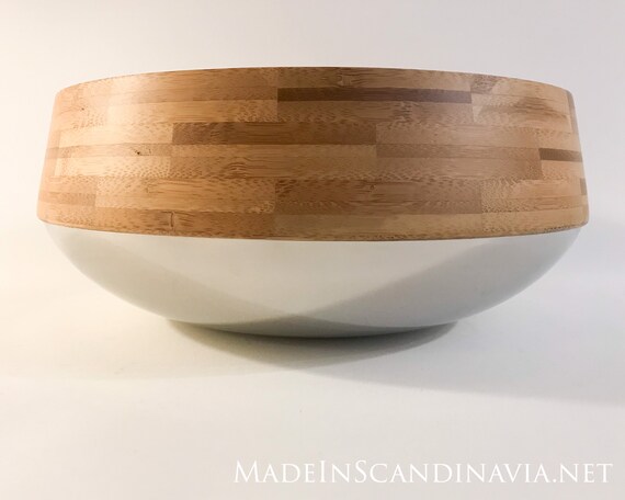 Stelton bowl KONTRA - bamboo and steel