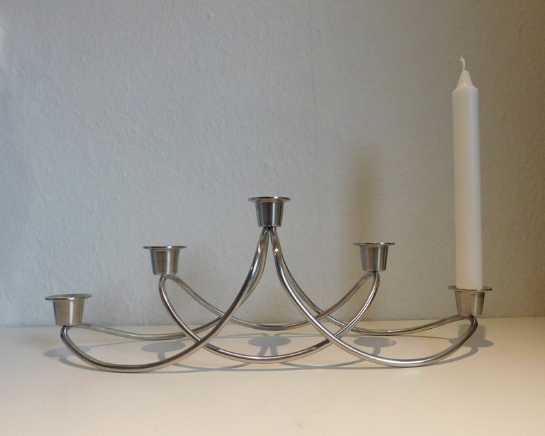 Jensen HARMONY Candleholder Satin Polished Etsy