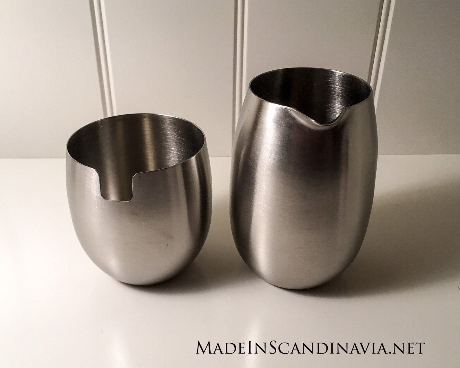 Bodum Columbia Sugar and Creamer Set Satin Finished Etsy