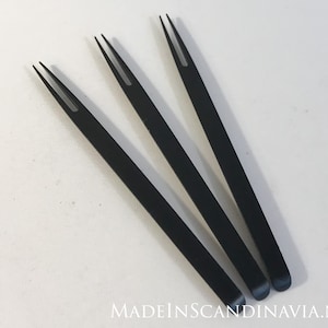 Georg Jensen Royal Copenhagen Komplette Vorlegegabeln - 3er Set | entworfen von Jørgen Møller | Dänisches Design | Zeitgenössisch