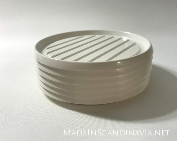 Stelton Coasters - set of six - white