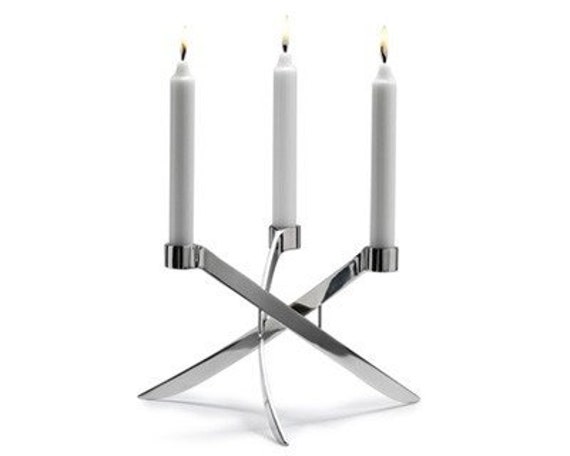 Light Arch candle holder, set of three arms