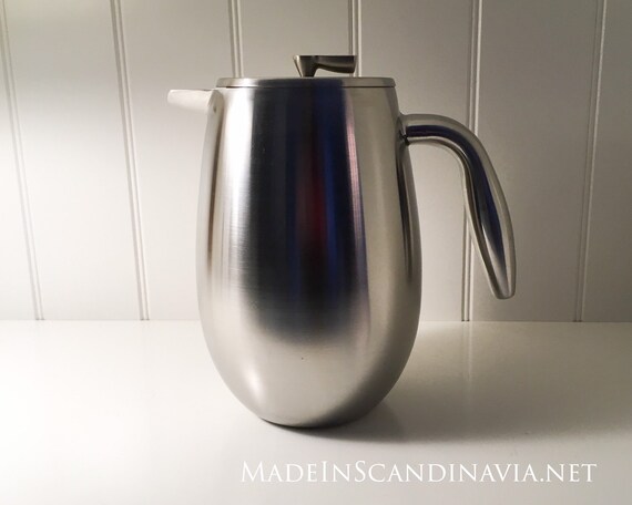 Bodum COLUMBIA French press coffee maker - satin finished | Design by C. Jørgensen | Danish Design | Contemporary