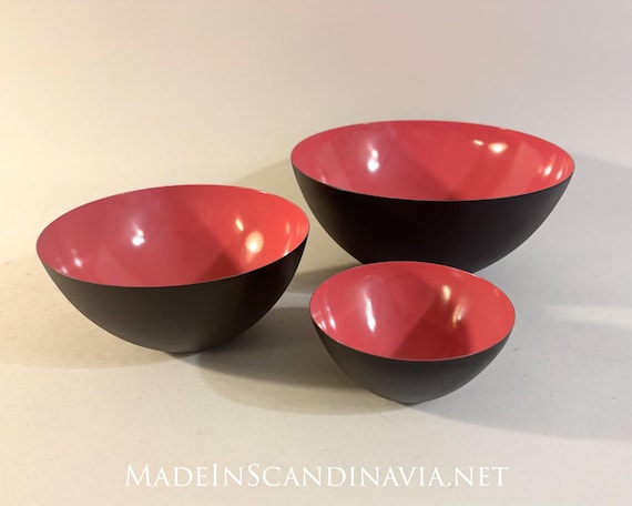 Normann Copenhagen KRENIT  Lot of 3 bowls | Designed by Herbert Krenchel