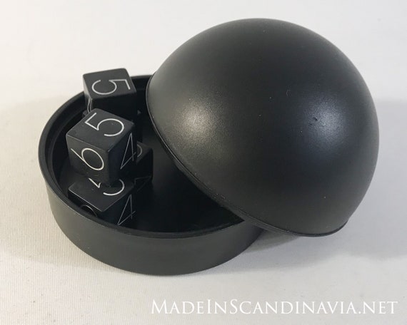 Georg Jensen/Royal Copenhagen Dice set RAFLER - Black