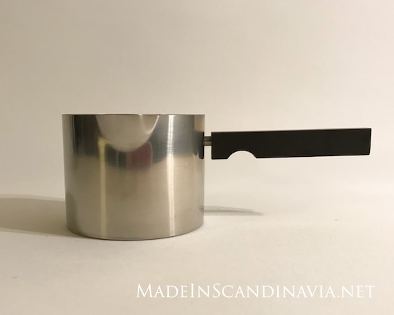Stelton Cylinda Line butter melter gravy boat- small | Danish design | Designed by Arne Jacobsen | Minimalist | Mid century Modern