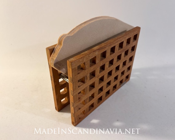 Trip Trap PANTRY Filter Bag Holder | Teak wood | Danish Design | Contemporary | MInimalist | Modern