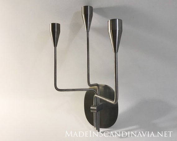 PIET HEIN ORION wall candle holder - 3 armed