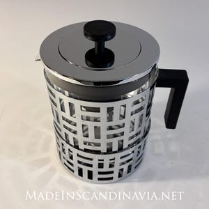 Bodum EILEEN Teiera a pressa con scaldavivande / Design danese Acciaio inox Vetro 1,5L