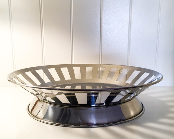 Bodum bread basket/fruit bowl | Stainless Steel | Danish Design | Minimalist | Contemporary