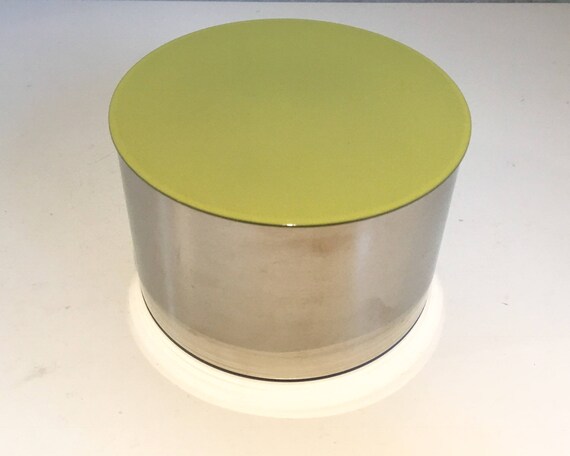 Stelton Paul Smith DOT bowl with lime/yellow lid - medium - 10 cm | Danish Design | Contemporary | Minimalist