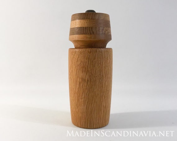 Oak Pepper Grinder - tall