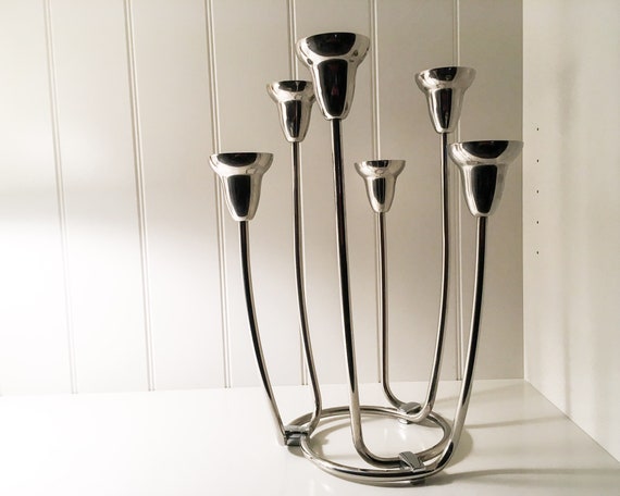 Georg Jensen Swing candelabra - mirror polished