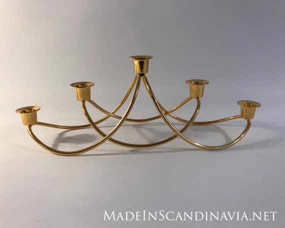 Georg Jensen HARMONY candleholder - Gold plated