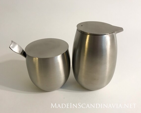 Bodum Columbia sugar and Creamer set - satin finished