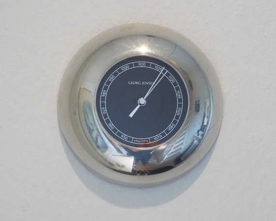 Georg Jensen LUNA barometer pewter/black