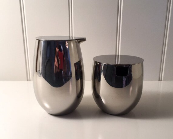 Bodum Columbia sugar and Creamer set - mirror polished